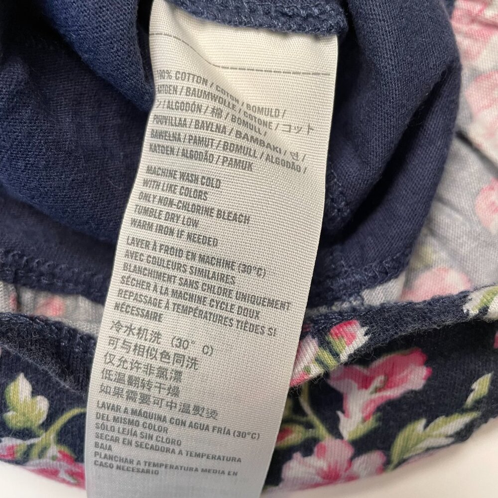 Hollister Blue Pink Floral Tiered Mini Skirt - Y2K Coquette Size Small - Picture 4 of 7